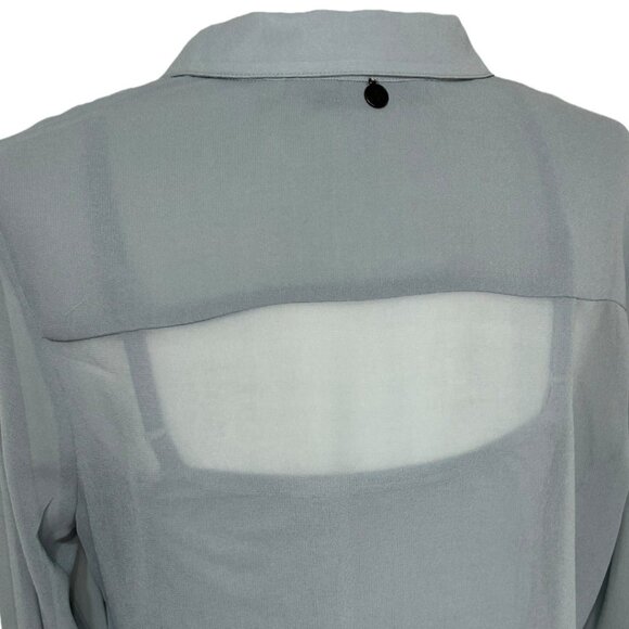 SOFT SURROUNDINGS 2-Piece Embroidered Gray Maxi‎ Dress - Size Medium - Picture 4 of 9